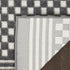 8' X 10' Gray Geometric Area Rug