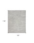 8' X 10' Gray Geometric Area Rug