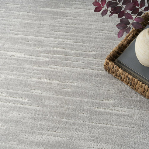 8' X 10' Gray Geometric Area Rug