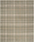 7' X 10' Green Plaid Area Rug