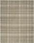 7' X 10' Green Plaid Area Rug