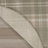 8' Olive Green and Ivory Plaid Round Rug