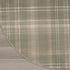 8' Olive Green and Ivory Plaid Round Rug