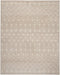 9' X 12' Beige Geometric Area Rug