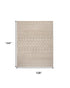 9' X 12' Beige Geometric Area Rug