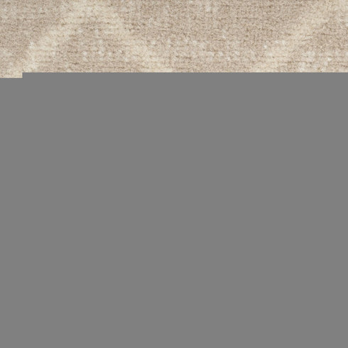 9' X 12' Beige Geometric Area Rug