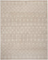 9' X 12' Beige Geometric Area Rug