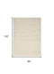 8' X 10' Ivory Jute Hand Woven Area Rug