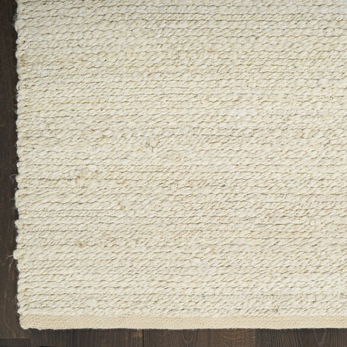 8' X 10' Ivory Jute Hand Woven Area Rug