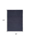 8' X 10' Navy Blue Jute Flatweave Handmade Area Rug