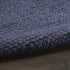 8' X 10' Navy Blue Jute Flatweave Handmade Area Rug
