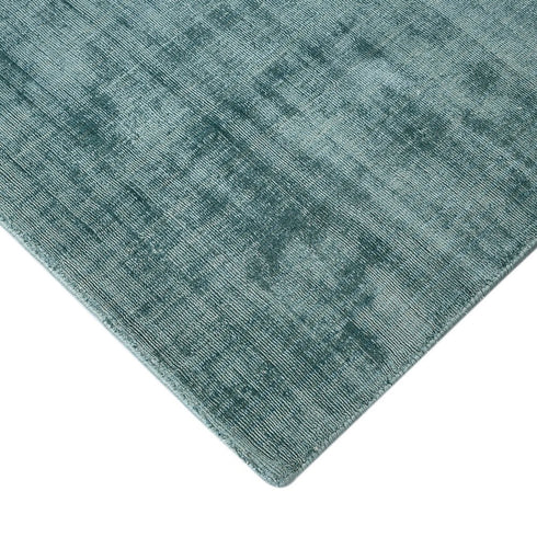 8' X 10' Blue Striped Hand Woven Area Rug