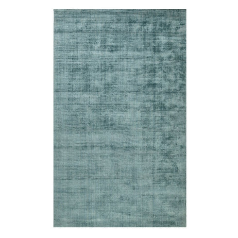 8' X 10' Blue Striped Hand Woven Area Rug
