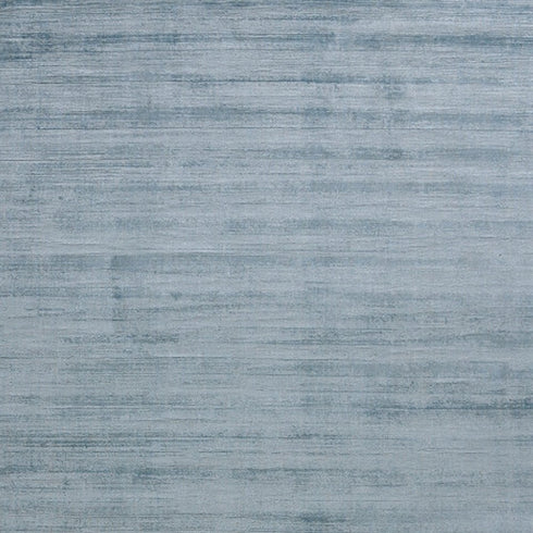 5' X 8' Light Blue And Dark Blue Striped Hand Woven Area Rug