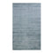 5' X 8' Light Blue And Dark Blue Striped Hand Woven Area Rug