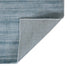 5' X 8' Light Blue And Dark Blue Striped Hand Woven Area Rug