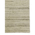 5' X 8' Ivory And Brown Wool Striped Hand Woven Area Rug