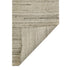 5' X 8' Ivory And Brown Wool Striped Hand Woven Area Rug