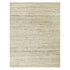 5' X 8' Ivory And Brown Wool Striped Hand Woven Area Rug