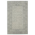 8' X 10' Gray And Ivory Wool Southwestern Hand Hooked Area Rug