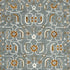 9' X 13' Orange Gray And Ivory Wool Floral Medallion Hand Hooked Area Rug