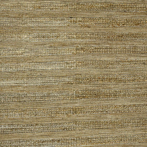 8' X 10' Brown And Beige Jute Striped Flatweave Handmade Area Rug