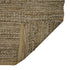 8' X 10' Brown And Beige Jute Striped Flatweave Handmade Area Rug