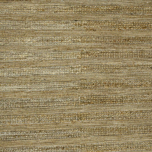 8' X 10' Brown And Beige Jute Striped Flatweave Handmade Area Rug