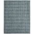 5' X 8' Blue And Ivory Wool Plaid Hand Woven Area Rug