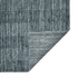5' X 8' Blue And Ivory Wool Plaid Hand Woven Area Rug