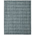 5' X 8' Blue And Ivory Wool Plaid Hand Woven Area Rug