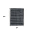5' X 8' Charcoal And Gray Wool Plaid Hand Woven Area Rug
