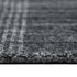 5' X 8' Charcoal And Gray Wool Plaid Hand Woven Area Rug