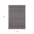9' X 12' Graphite And Ivory Wool Plaid Hand Tufted Area Rug
