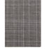 9' X 12' Graphite And Ivory Wool Plaid Hand Tufted Area Rug