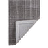 9' X 12' Graphite And Ivory Wool Plaid Hand Tufted Area Rug