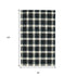 8' X 10' Charcoal And Ivory Wool Plaid Hand Tufted Area Rug