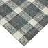 8' X 10' Dark Gray And Ivory Wool Plaid Hand Tufted Area Rug