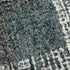 8' X 10' Dark Gray And Ivory Wool Plaid Hand Tufted Area Rug