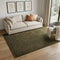 5' X 8' Brown Wool Hand Woven Area Rug