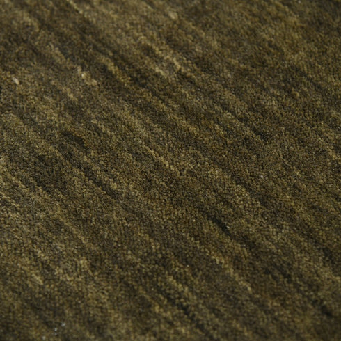 5' X 8' Brown Wool Hand Woven Area Rug