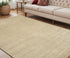 9' X 12' Ivory Wool Hand Woven Area Rug