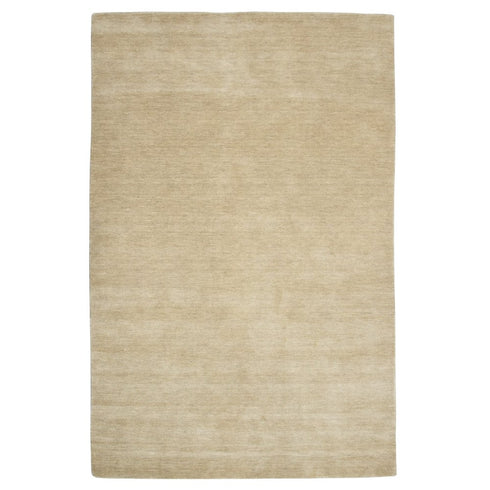 9' X 12' Ivory Wool Hand Woven Area Rug