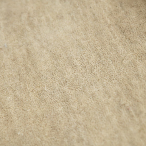 9' X 12' Ivory Wool Hand Woven Area Rug