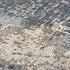 5' X 8' Beige Dark Blue And Gray Abstract Area Rug