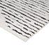 8' X 10' Ivory And Black Geometric Area Rug