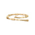 40" Brown Wood Beads And Rope Decorative Tassel