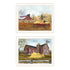Set Of Two Autumn Blessings Farm Life White Framed Wall Art