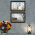 Set Of Two Amazing Grace Sunday Service Black Framed Wall Art