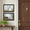 Set Of Two Amazing Grace Sunday Service Black Framed Wall Art